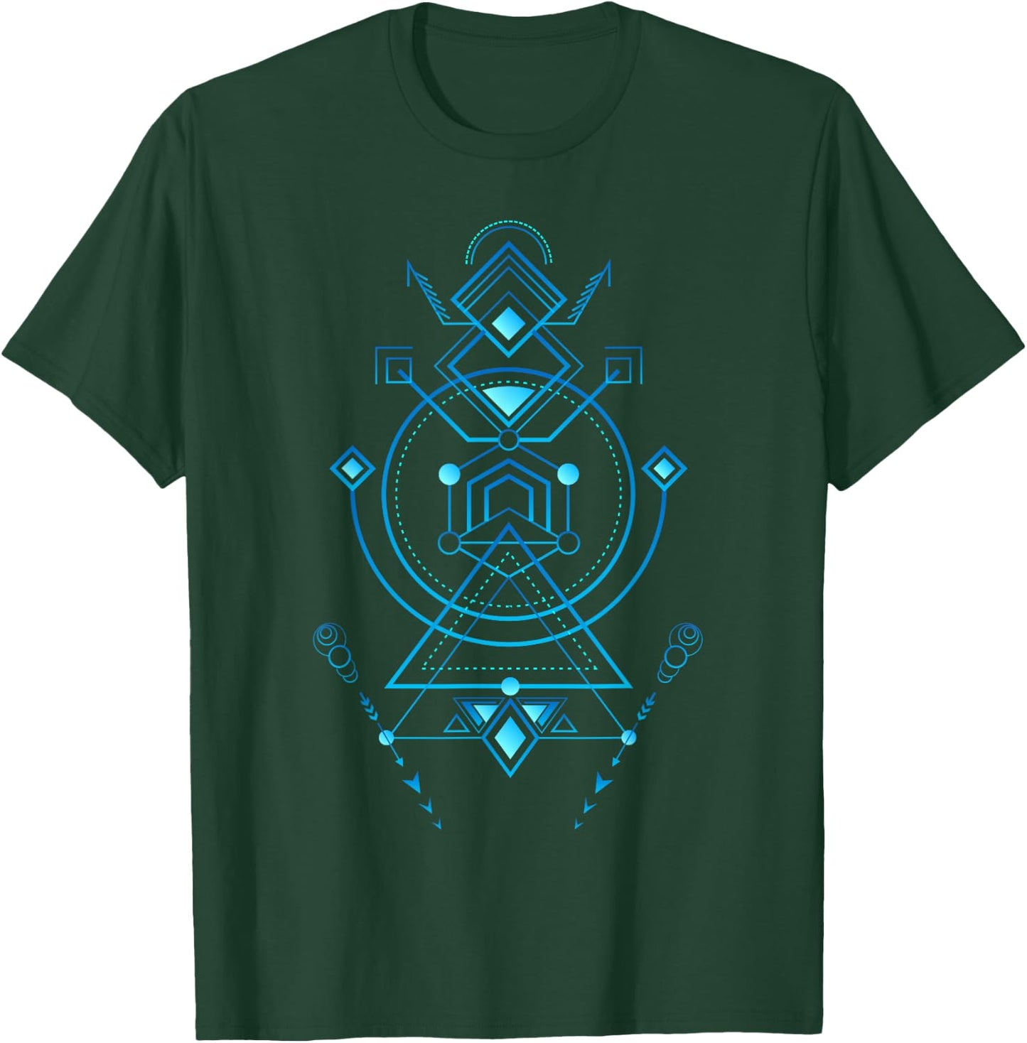 Sacred Geometry - Navajo Totem 2 T-Shirt - T-Shirt | Forest