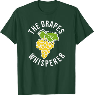 The Grapes Whisperer Funny Grape Farmer T-Shirt - T-Shirt | Forest