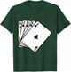 Royal Flush Clubs T-Shirt - T-Shirt | Forest