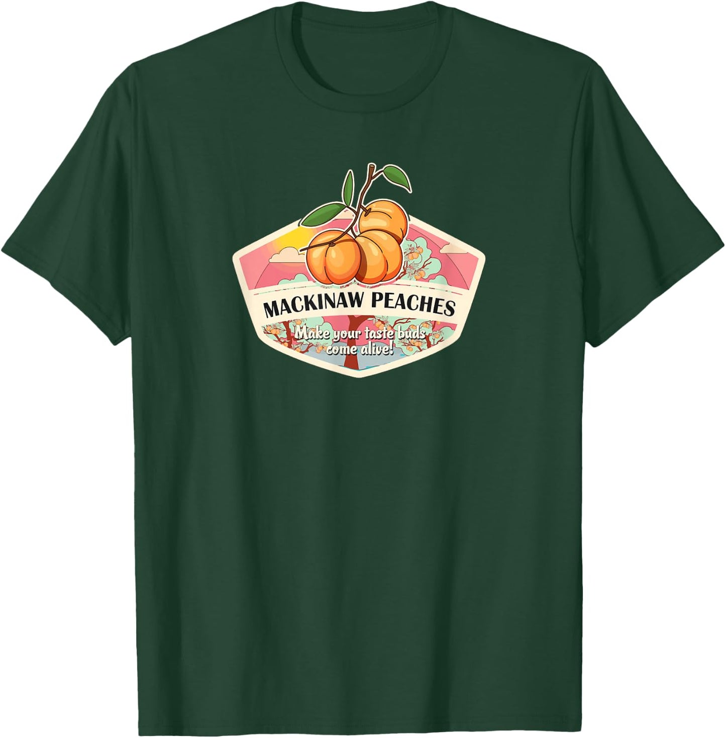 Mackinaw Peaches T-Shirt - T-Shirt | Forest