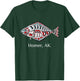Homer, Alaska Native American Halibut Fishermen Gift T-Shirt - T-Shirt | Forest