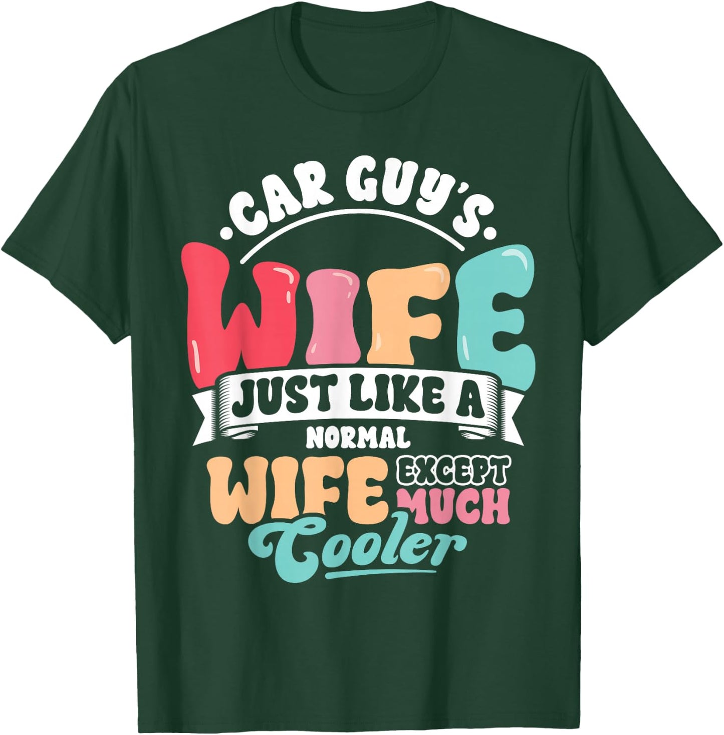 Funny Car Guy's Wife Definition Car Enthusiasts Racer Gift T-Shirt - T-Shirt | Forest