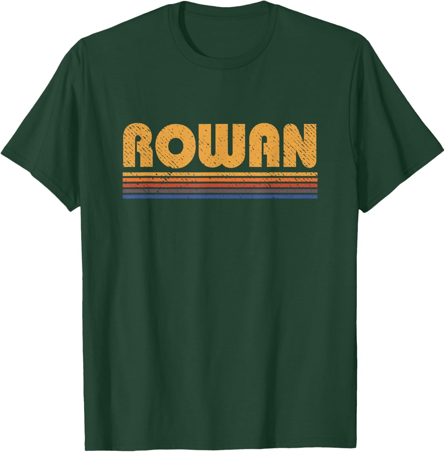 Rowan Retro Style Vintage T-Shirt - T-Shirt | Forest
