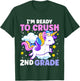 First Day of School I'm Ready To Crush 2nd Grade Unicorn T-Shirt - T-Shirt | Forest