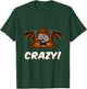 Funny Halloween Bat Shit Crazy Poop Emoticon T-Shirt - T-Shirt | Forest
