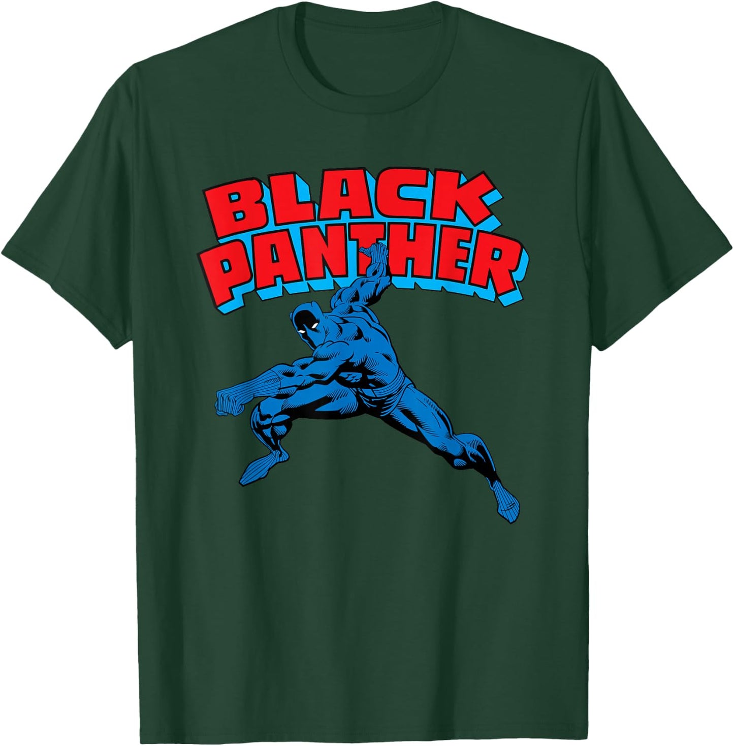 Marvel Black Panther Retro Comic Book Small T-Shirt - T-Shirt | Forest