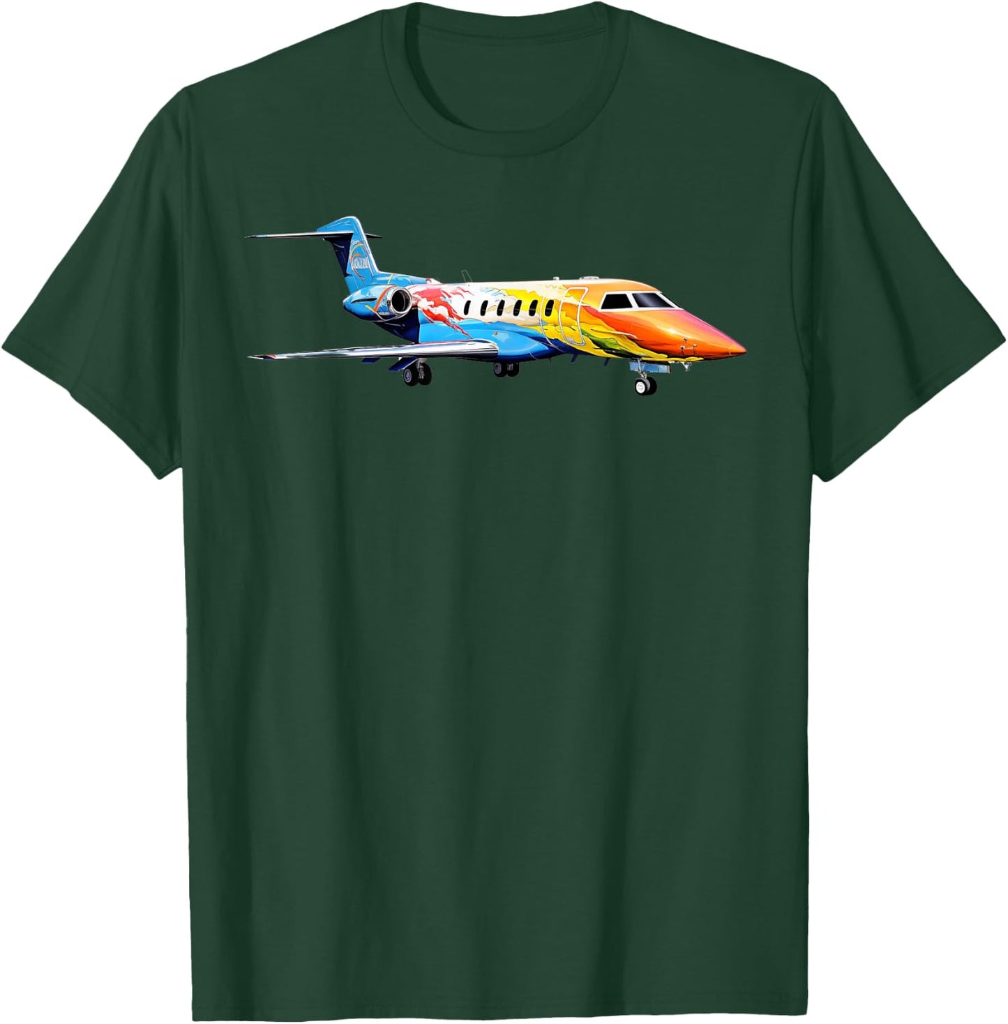 Pilatus PC-24 Airplane Aviation T-Shirt - T-Shirt | Forest