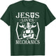 Jesus Loves Mechanics T-Shirt - T-Shirt | Forest