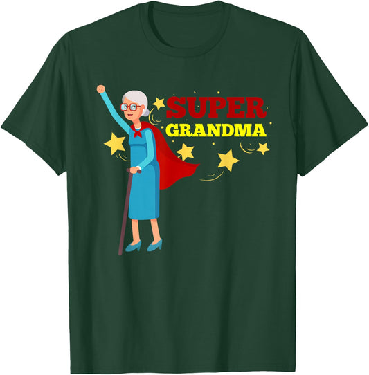 Funny Super Grandma Classic Funny Mother's Day T-Shirt - T-Shirt | Forest