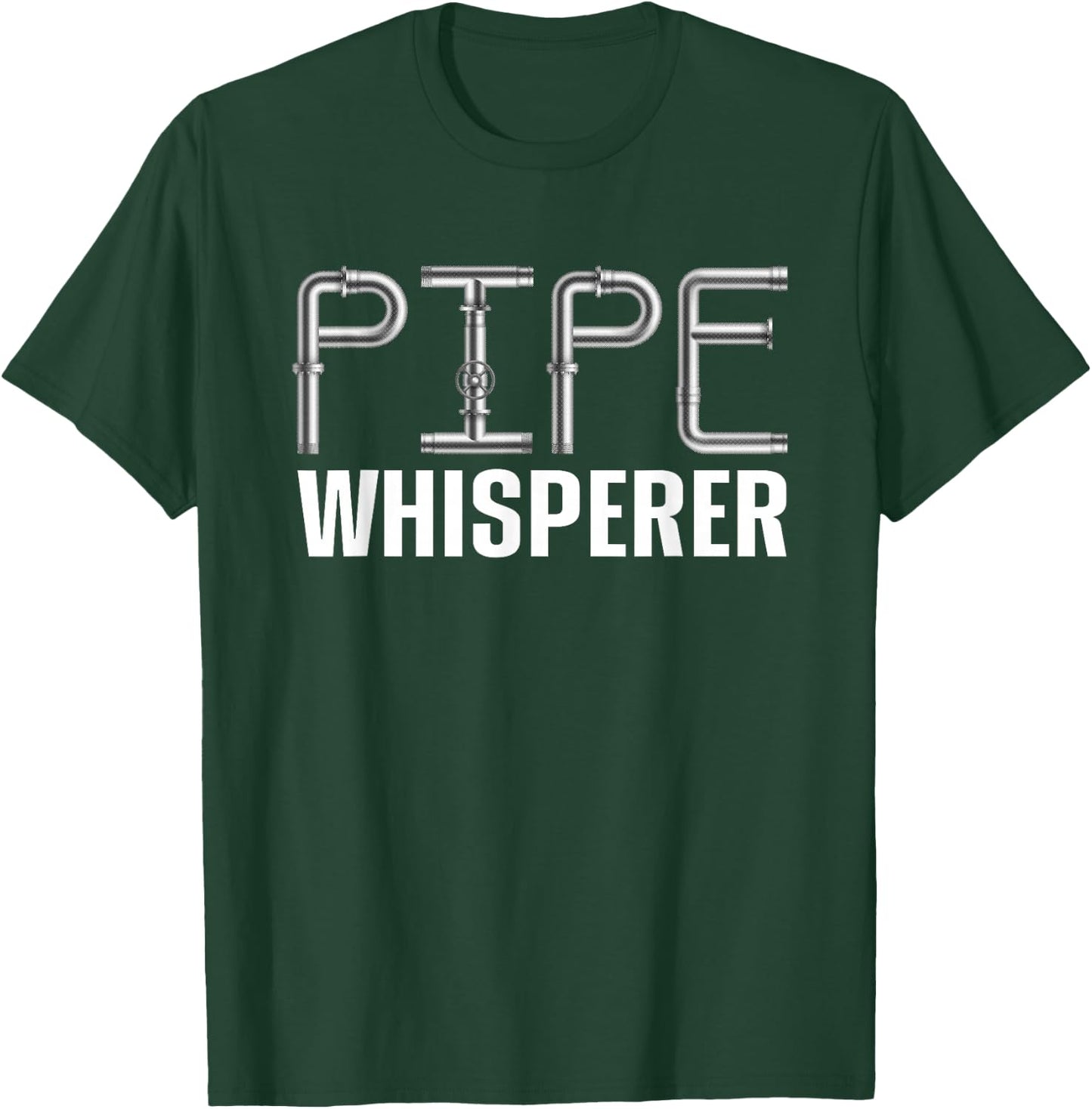 Best Plumber Art Women Plumbing Gag Novelty Plumber T-Shirt - T-Shirt | Forest
