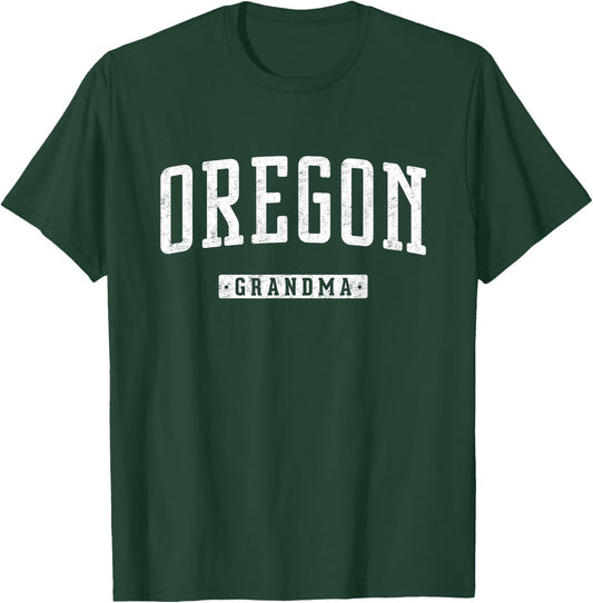 Oregon Grandma Vintage T-Shirt - T-Shirt | Forest