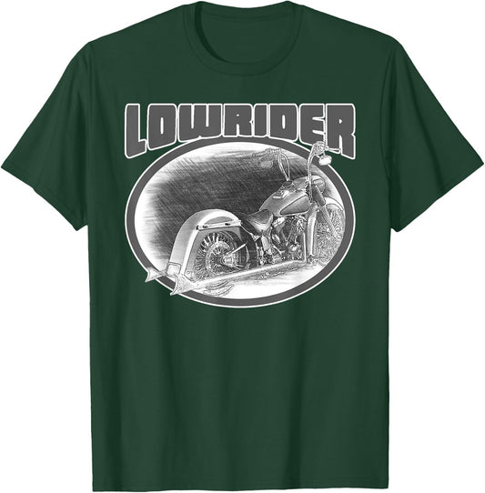 Chicano Cholo Latino Lowrider Bike Chicano Motorcycles T-Shirt - T-Shirt | Forest