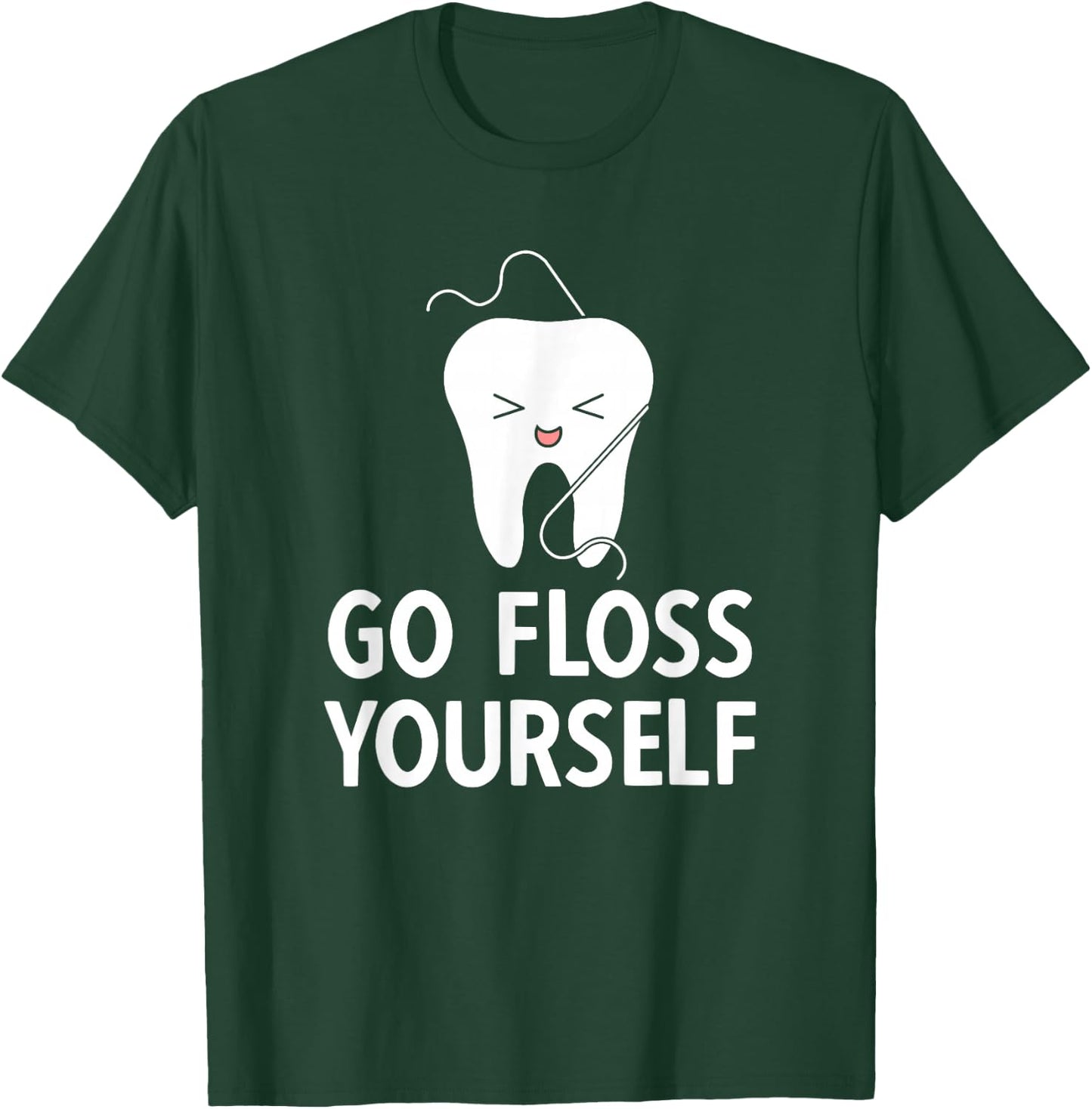Dentist Dentistry Dental Cutlery T-Shirt - T-Shirt | Forest