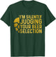 I'm Silently Judging Your Beer Selection Funny Beer Brewer T-Shirt - T-Shirt | Forest