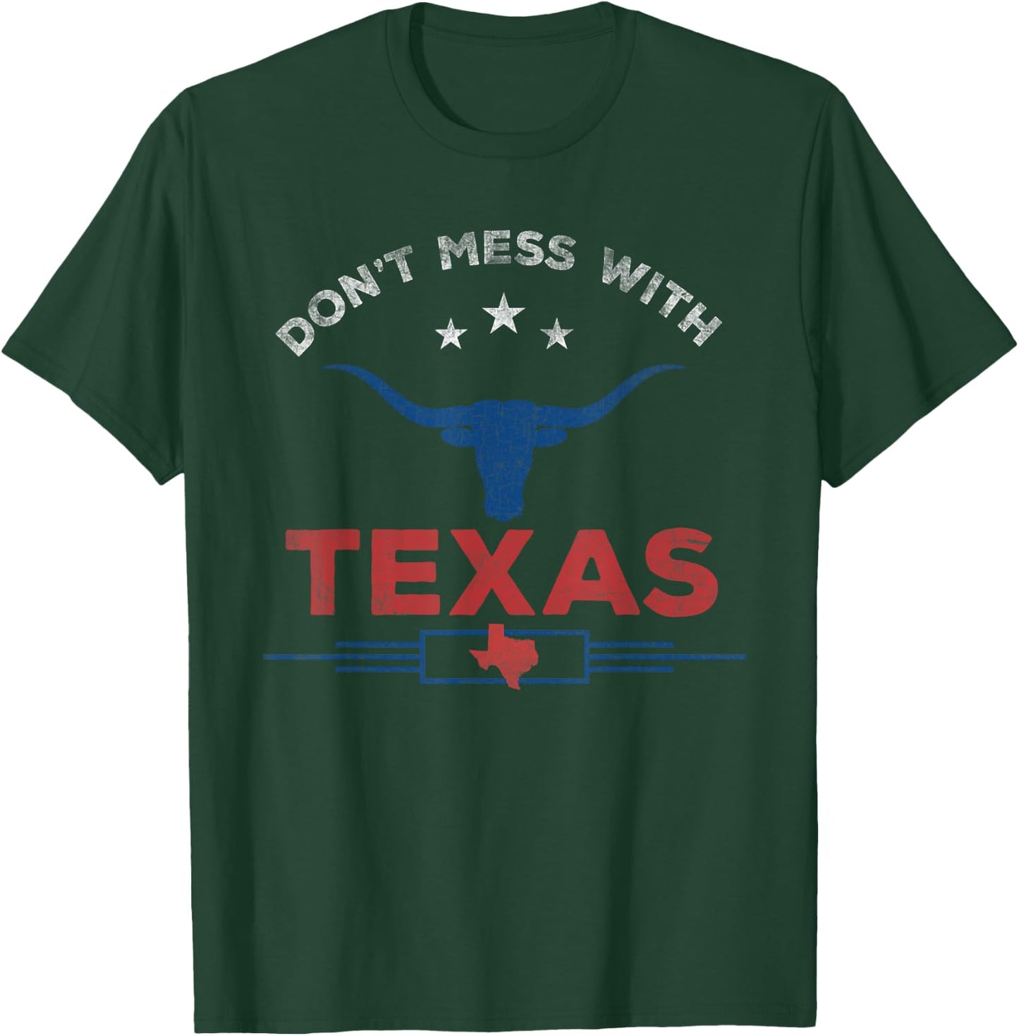 Don't get stuck with Vintage Texas Longhorn Funny Vintage T-Shirt - T-Shirt | Forest