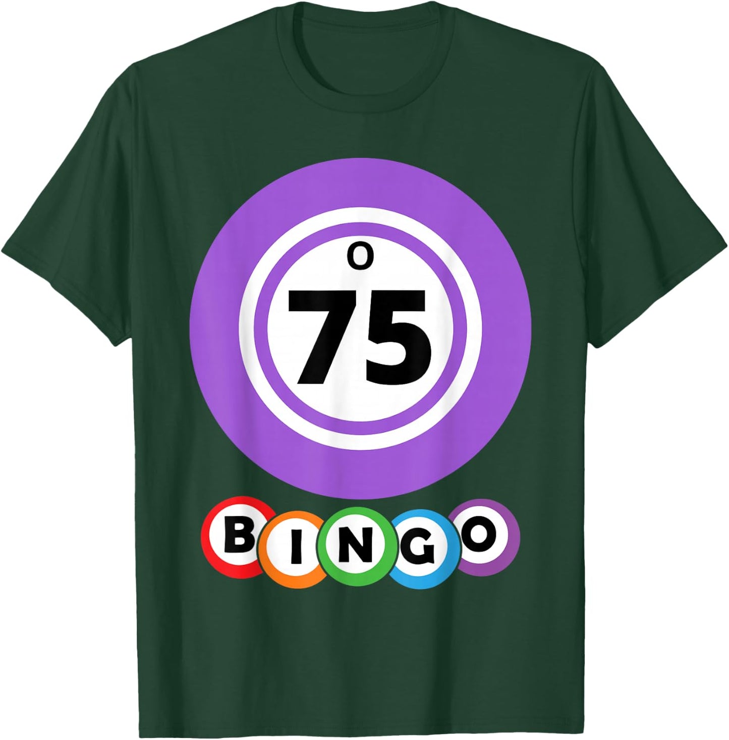 Lucky Bingo O75 Group Bingo Costume T-Shirt - T-Shirt | Forest
