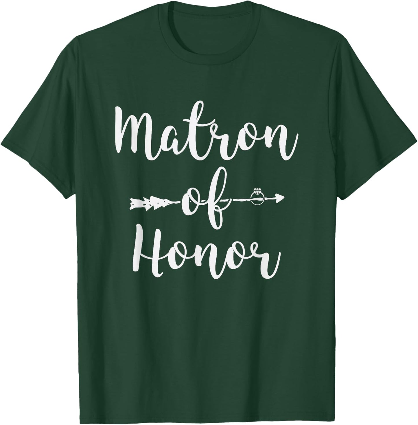 Matron of Honor Shirt Best Bachelorette Party Women T-Shirt - T-Shirt | Forest