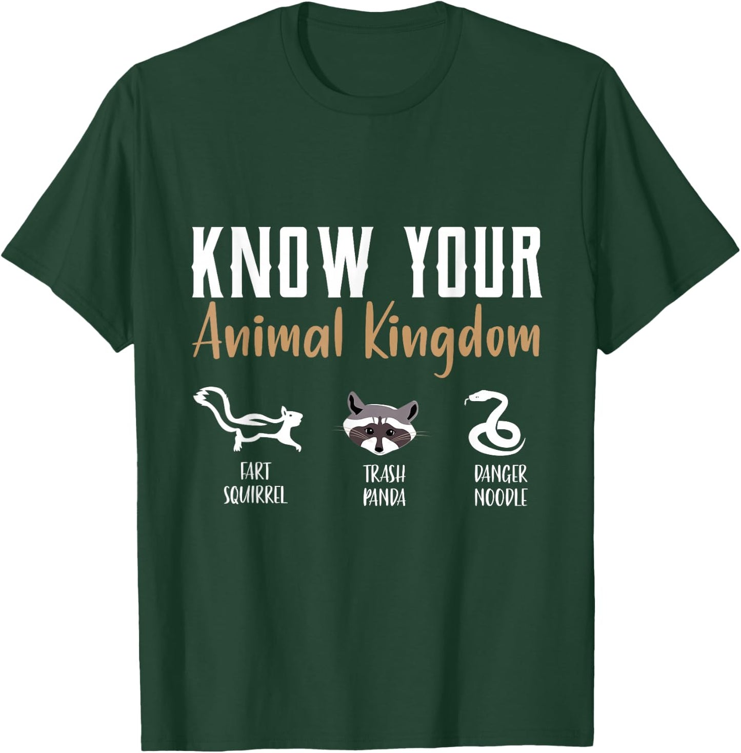 Know Your Animal kingdom Shirt Danger Noodle Shirt Squirrel T-Shirt - T-Shirt | Forest