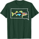 South Dakota Walleye Walleye Fishing Freshwater Fisherman T-Shirt - T-Shirt | Forest