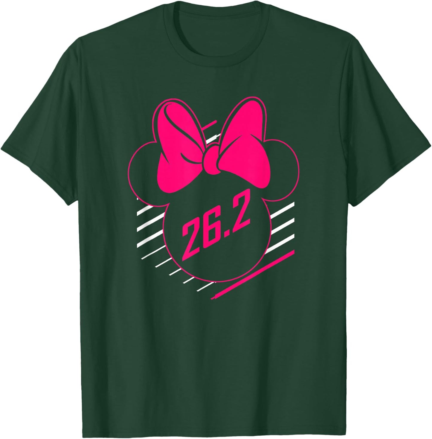 Disney Mickey And Friends Minnie Mouse 26.2 Marathon Runner T-Shirt - T-Shirt | Forest
