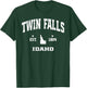 Twin Falls Idaho ID Vintage Throwback Classic Souvenir T-Shirt - T-Shirt | Forest
