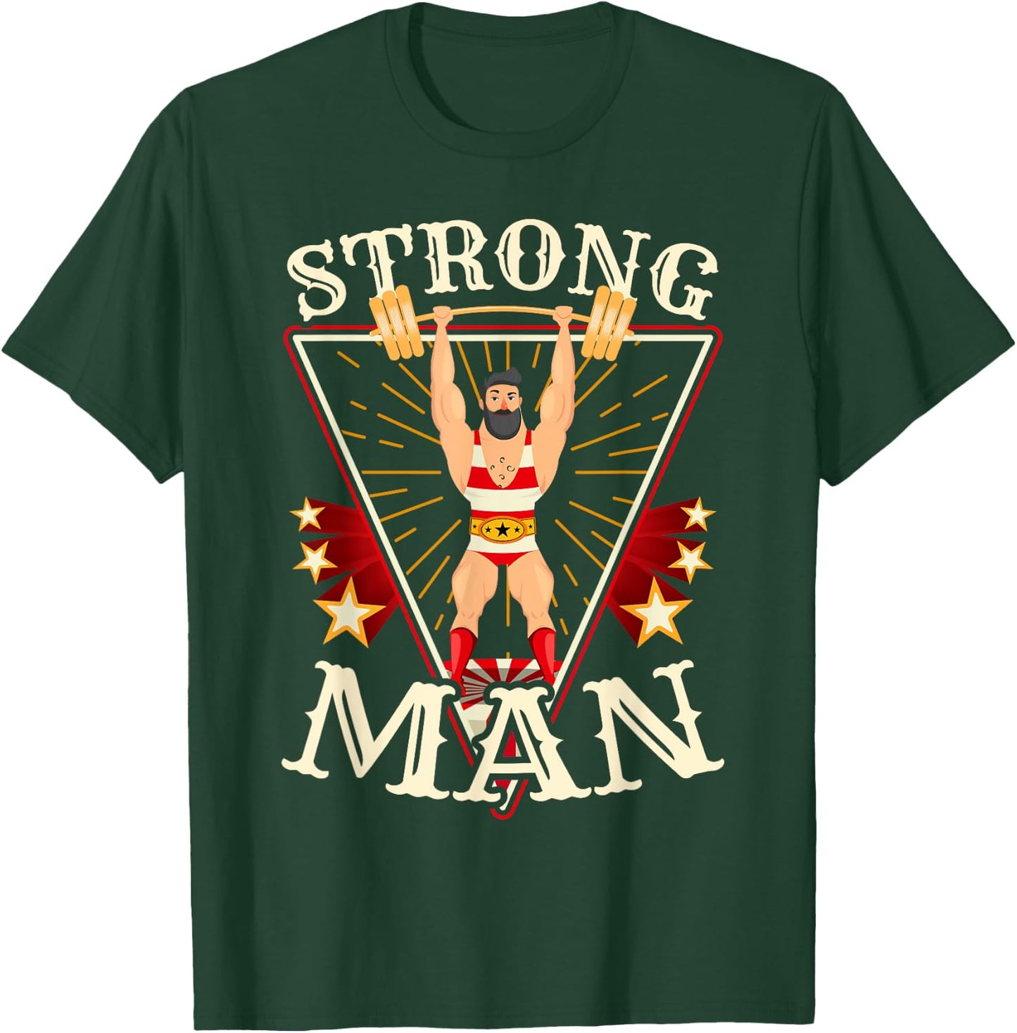 Circus Shirt - Vintage Circus Strongman Costume T-Shirt - T-Shirt | Forest