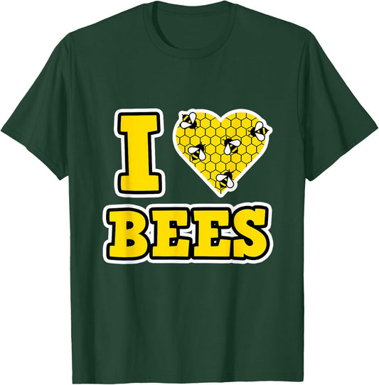 Bee Shirt - I Love Bees T-Shirt - T-Shirt | Forest