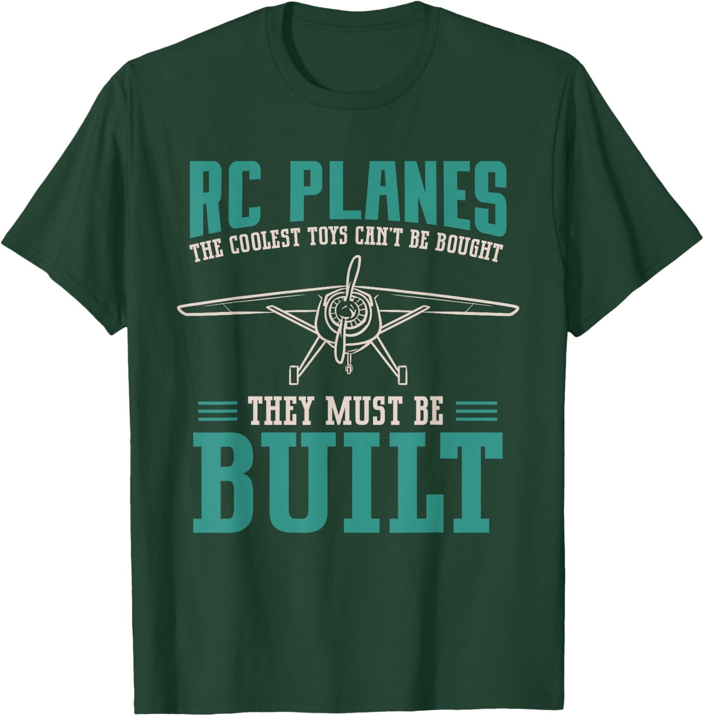 RC Plane Building Radio Controlled Airplane T-Shirt - T-Shirt | Forest