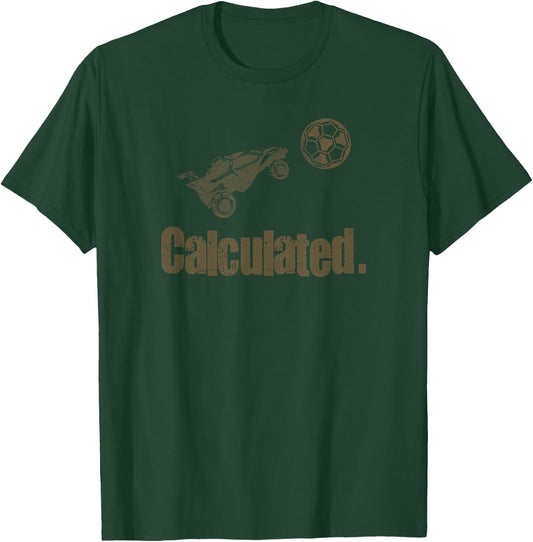 Calculated Vintage Retro Rocket Soccer RC Car T-Shirt - T-Shirt | Forest