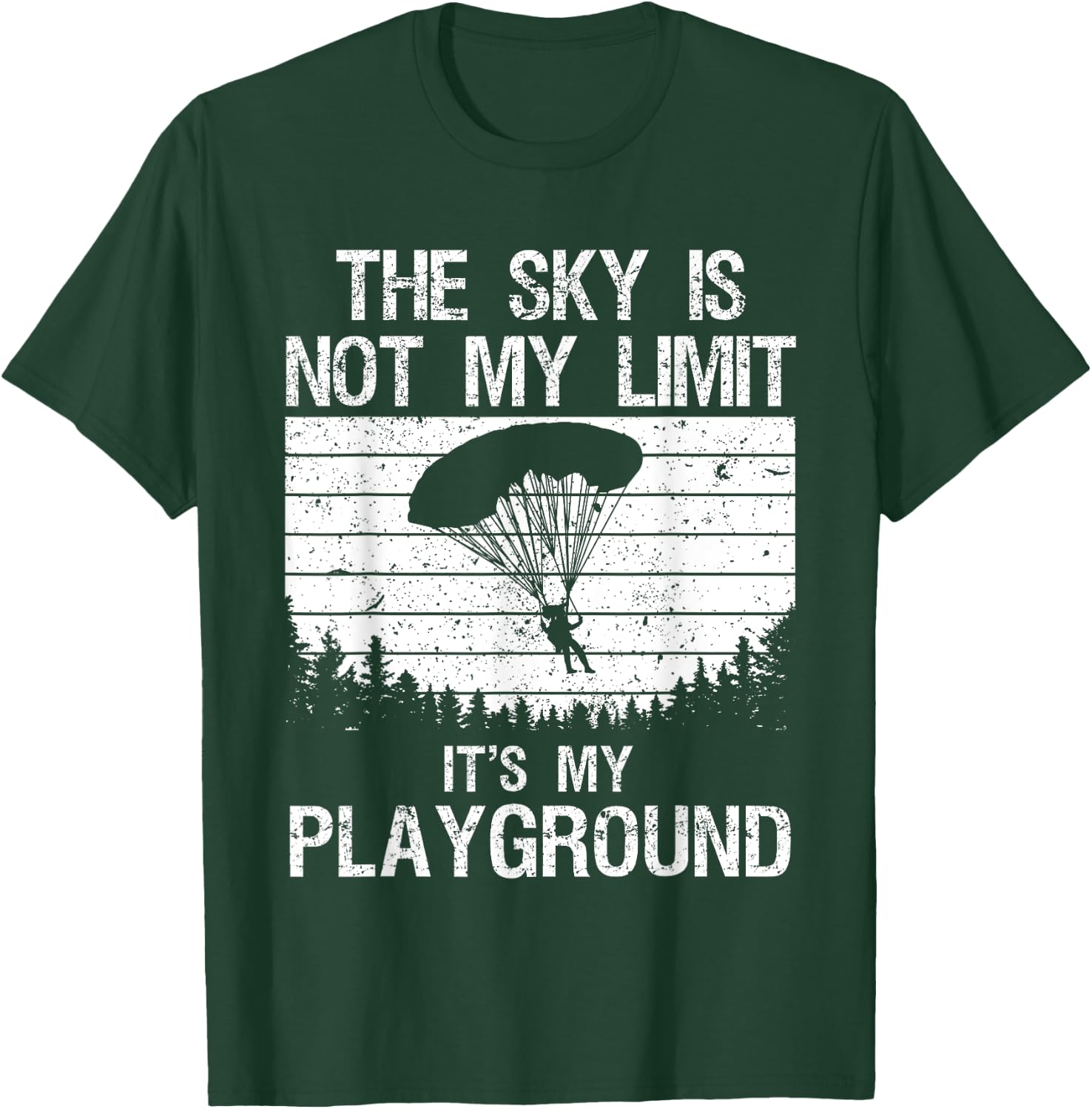 Funny Skydiving Art Women Skydive Lover Skydiver T-Shirt - T-Shirt | Forest