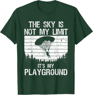 Funny Skydiving Art Women Skydive Lover Skydiver T-Shirt - T-Shirt | Forest