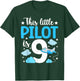This little Pilot is 9 Airplane 9th Birthday T-Shirt - T-Shirt | Forest