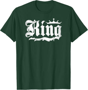 Drag King with Crown Gay Pride T-Shirt - T-Shirt | Forest
