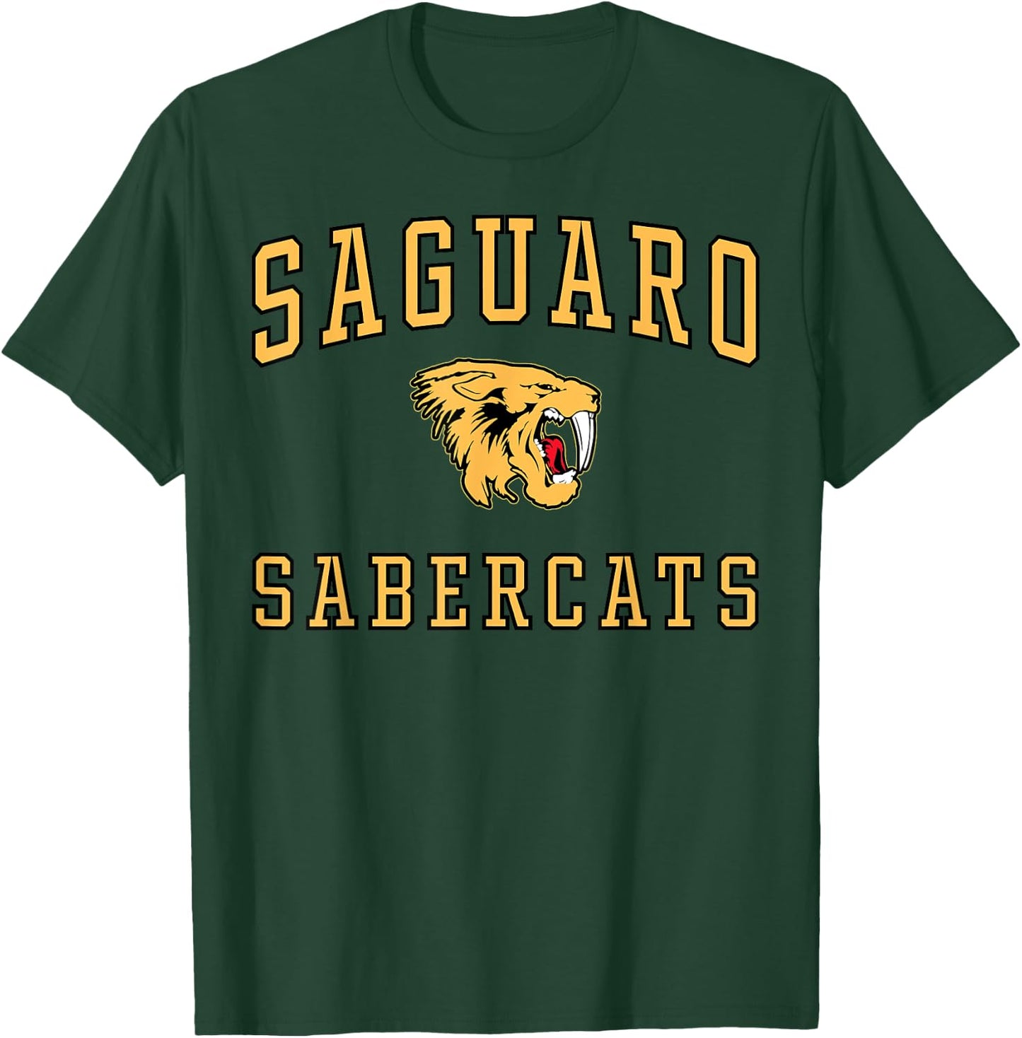 Saguaro High School Sabercats C1 T-Shirt - T-Shirt | Forest