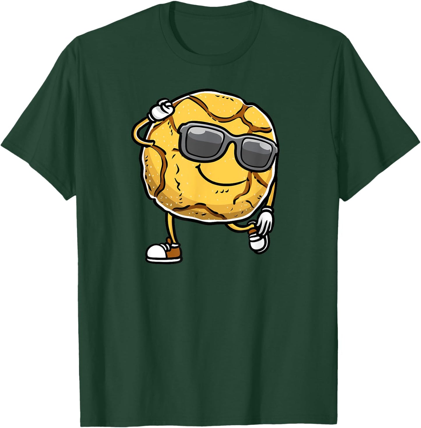 Dancing Ginger Snap Cookie With Sunglasses T-Shirt - T-Shirt | Forest