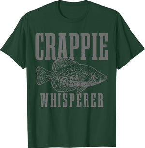 Crappie Whisperer Funny Vintage Crappie Fishing Fisherman T-Shirt - T-Shirt | Forest