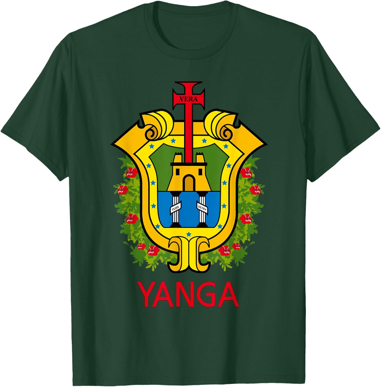 Yanga Veracruz Estado De Mexico Escudo Eagle Aguila T-Shirt - T-Shirt | Forest