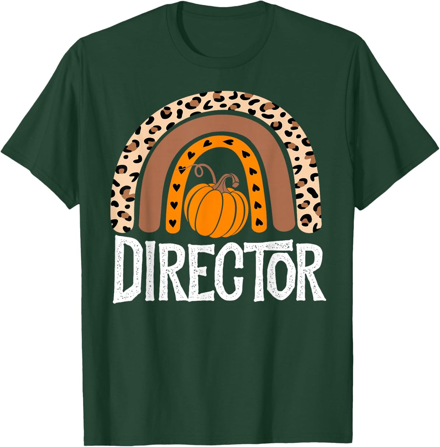 Thanksgiving Party School Matching Director Squad Team Fall T-Shirt - T-Shirt | Forest