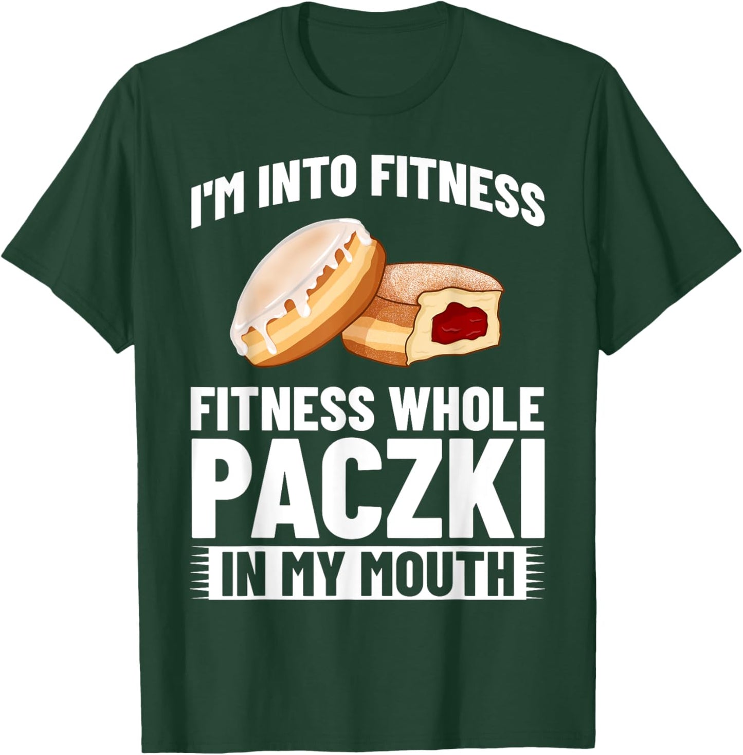 Paczki Polish Donut Poland Dessert T-Shirt - T-Shirt | Forest