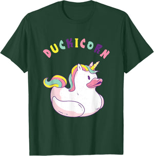 Rubber Duck Unicorn Cute Duckie Funny Rubber Duck Lover T-Shirt - T-Shirt | Forest