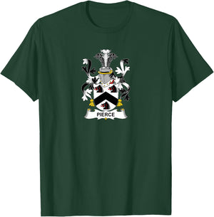 Pierce Coat of Arms - Family Crest T-Shirt - T-Shirt | Forest
