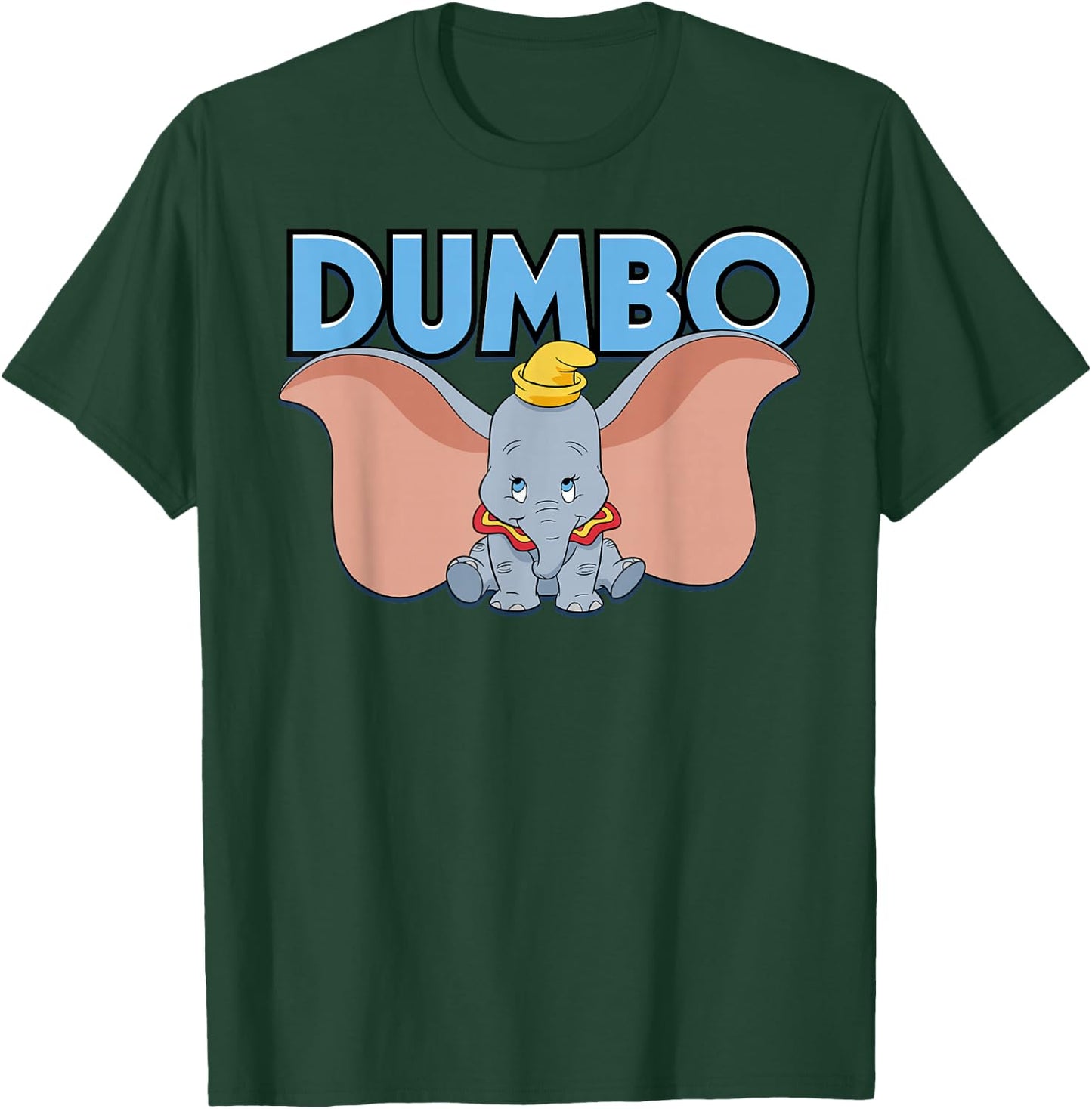 Disney Dumbo Blue Logo Portrait T-Shirt - T-Shirt | Forest