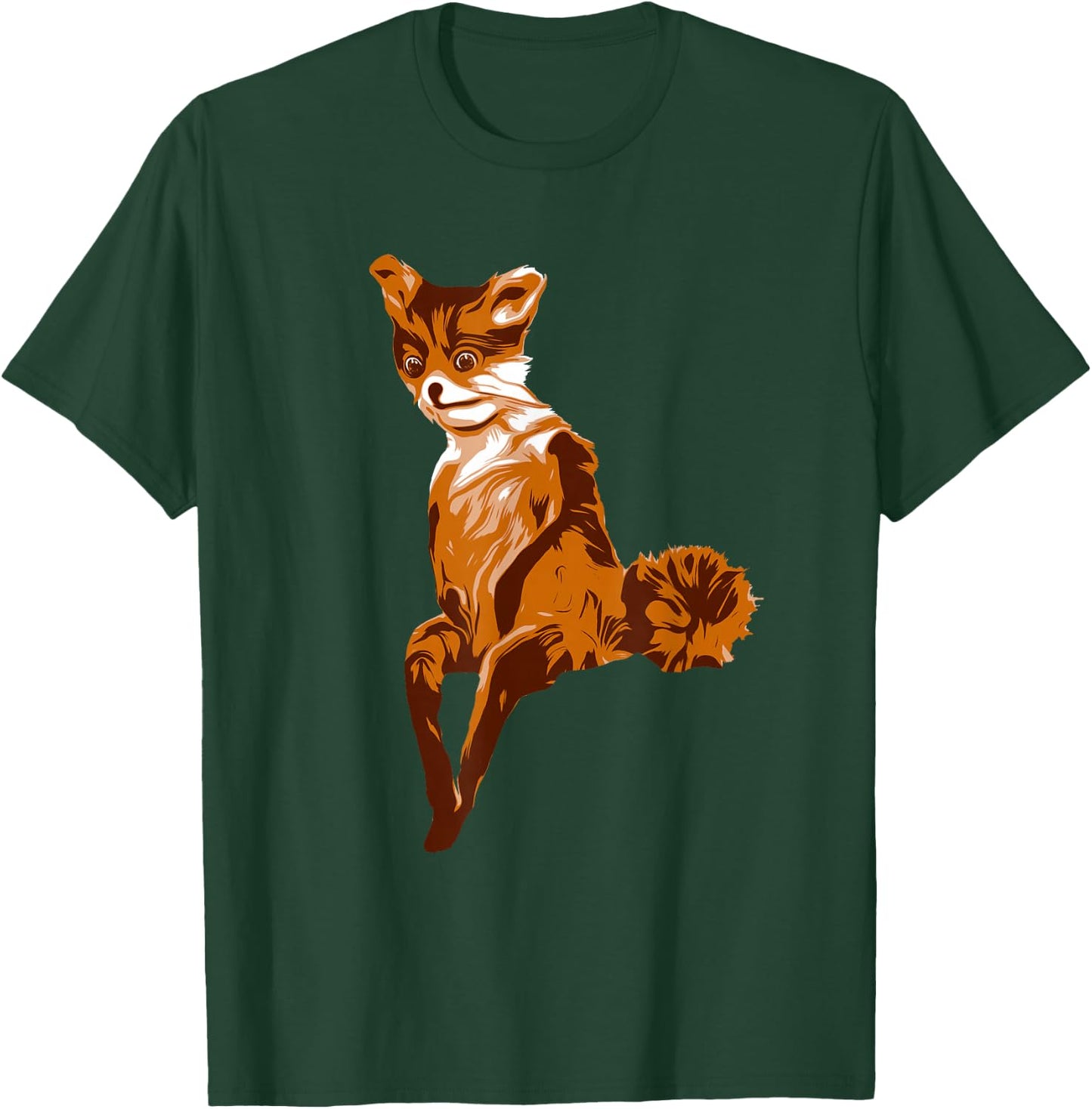 Stoned Fox - Funny Meme T-Shirt - T-Shirt | Forest