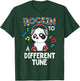 Rockin' To A Different Tune Panda Autism Awareness Kids T-Shirt - T-Shirt | Forest