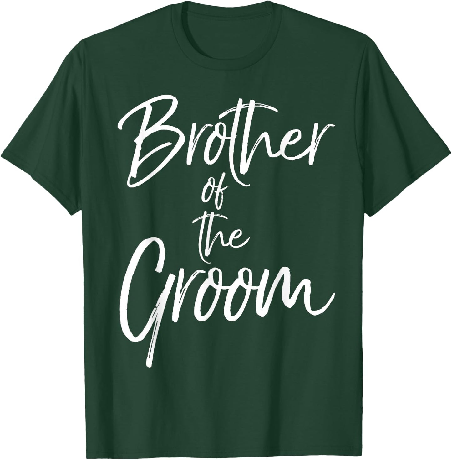 Matching Bridal Party Gifts for Family Brother of the Groom T-Shirt - T-Shirt | Forest