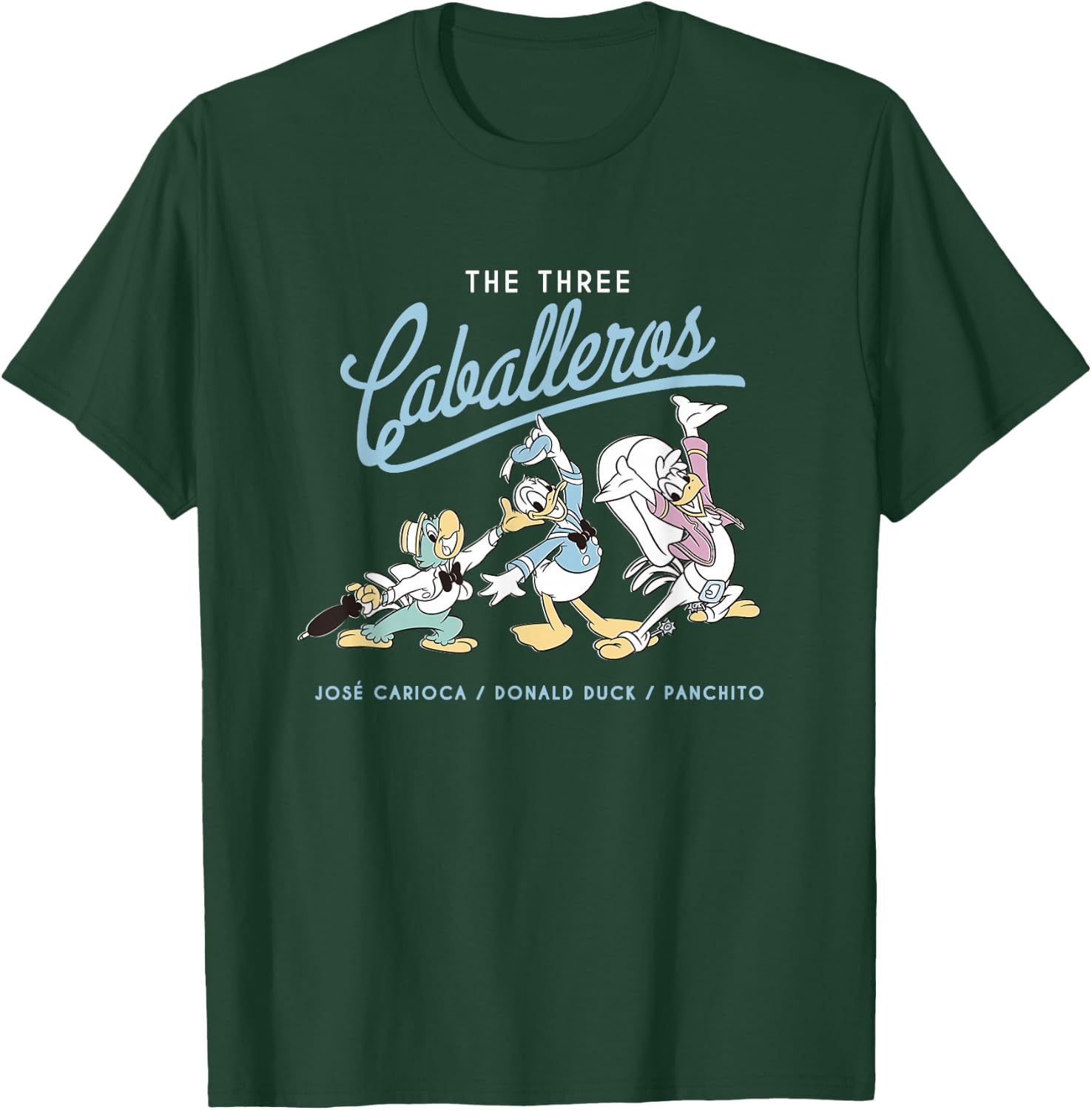 Disney The Three Caballeros Retro Donald Duck T-Shirt - T-Shirt | Forest