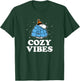 Peanuts - Puffer - Cozy Vibes T-Shirt - T-Shirt | Forest