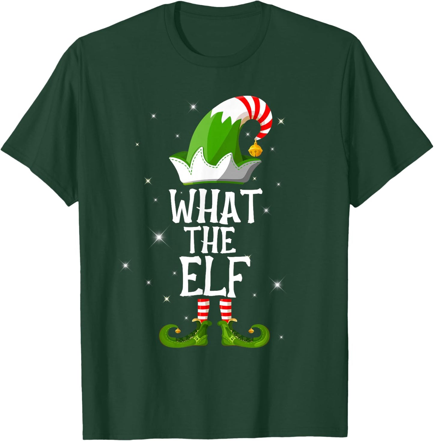 What The Elf Family Matching Group Christmas T-Shirt - T-Shirt | Forest