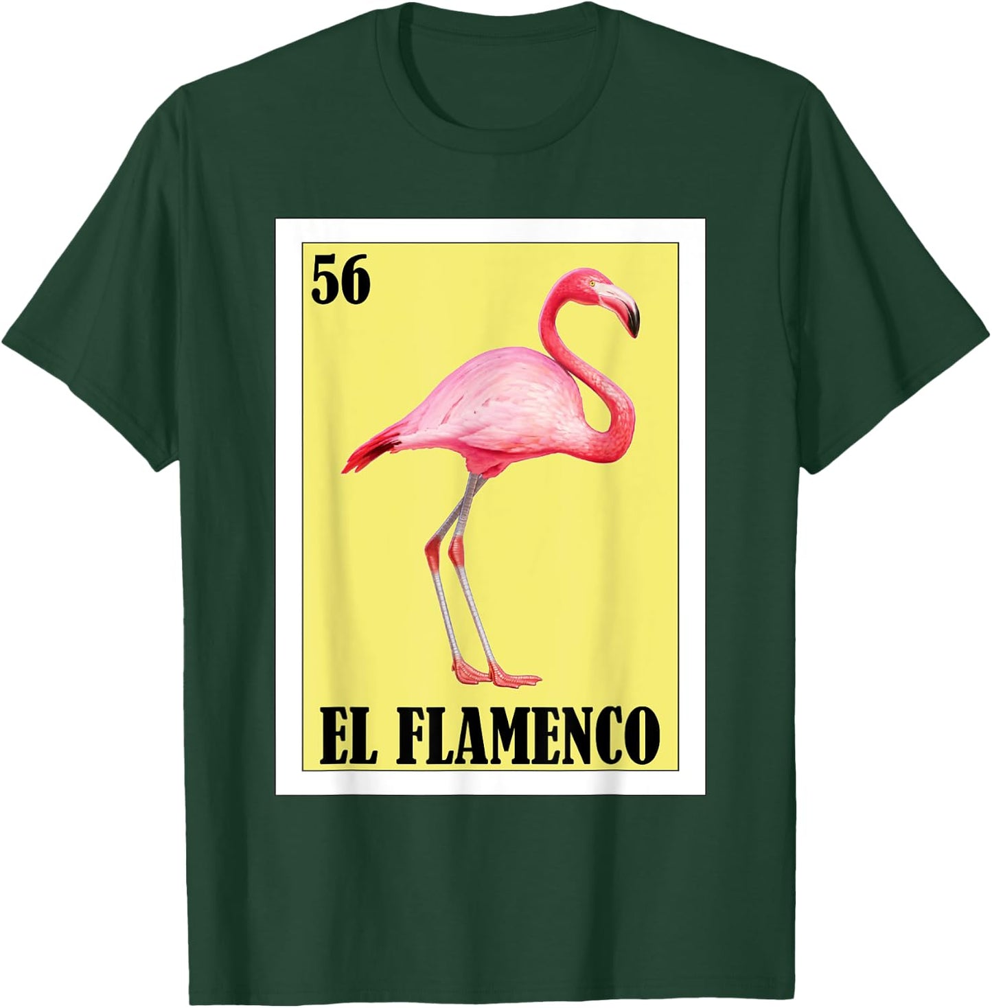 Funny Mexican Flamingo Design - El Flamenco T-Shirt - T-Shirt | Forest