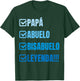 Bisabuelo Regalo Divertido y Anuncio, Bisabuelo Leyenda T-Shirt - T-Shirt | Forest